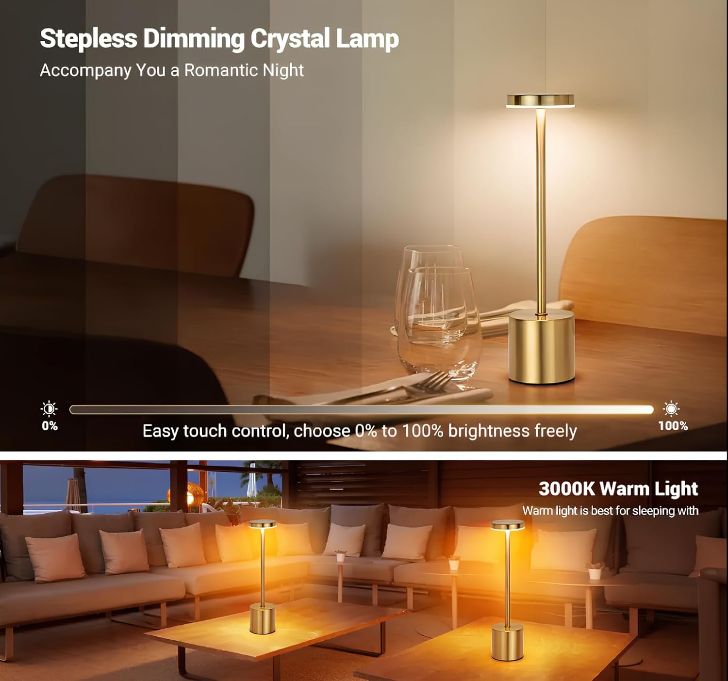 Touch Rechargeable Lamp